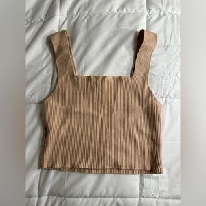 Cream croptop